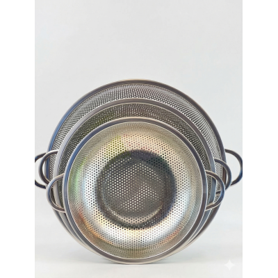 مصفاة ستيل مدور 3 مقاسات مصفاة ستيل مدور 3 مقاسات