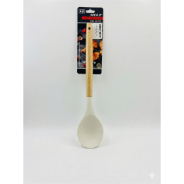 معلقة سيليكون بيد خشب 