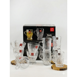 طقم مج كريستال RCR 