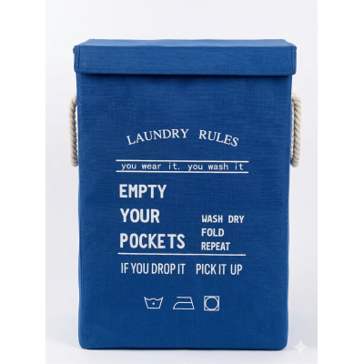 باسكت ملابس كتان بالغطاء باسكت ملابس كتان بالغطاء