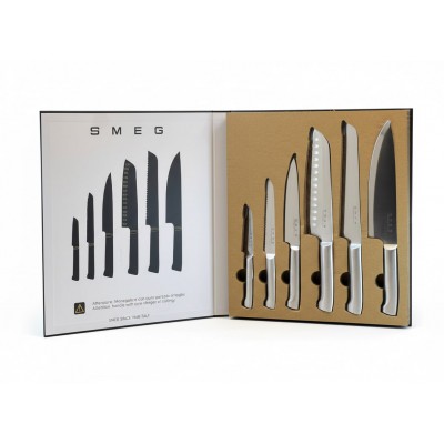 طقم سكاكين 6ق smeg