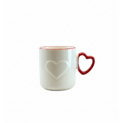 مج ابيض يد قلب مج ابيض يد قلب