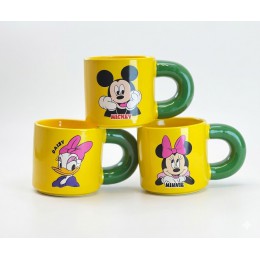 مج بورسلين اصفر ميكي ماوس