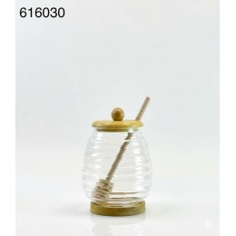 عساله غطاء خشب بالمعلقه + كوستر